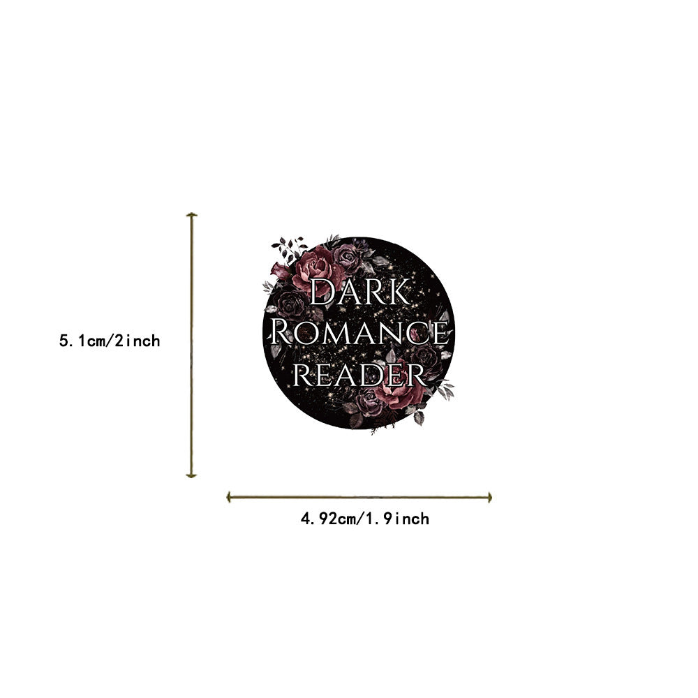 50-Pack Waterproof Dark Romance Stickers – Morally Gray, Villain-Inspired Bookish Decals