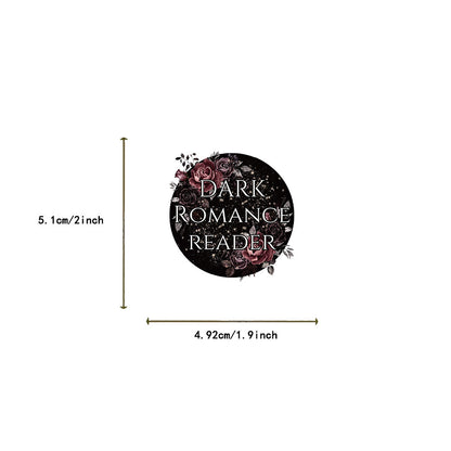 50-Pack Waterproof Dark Romance Stickers – Morally Gray, Villain-Inspired Bookish Decals