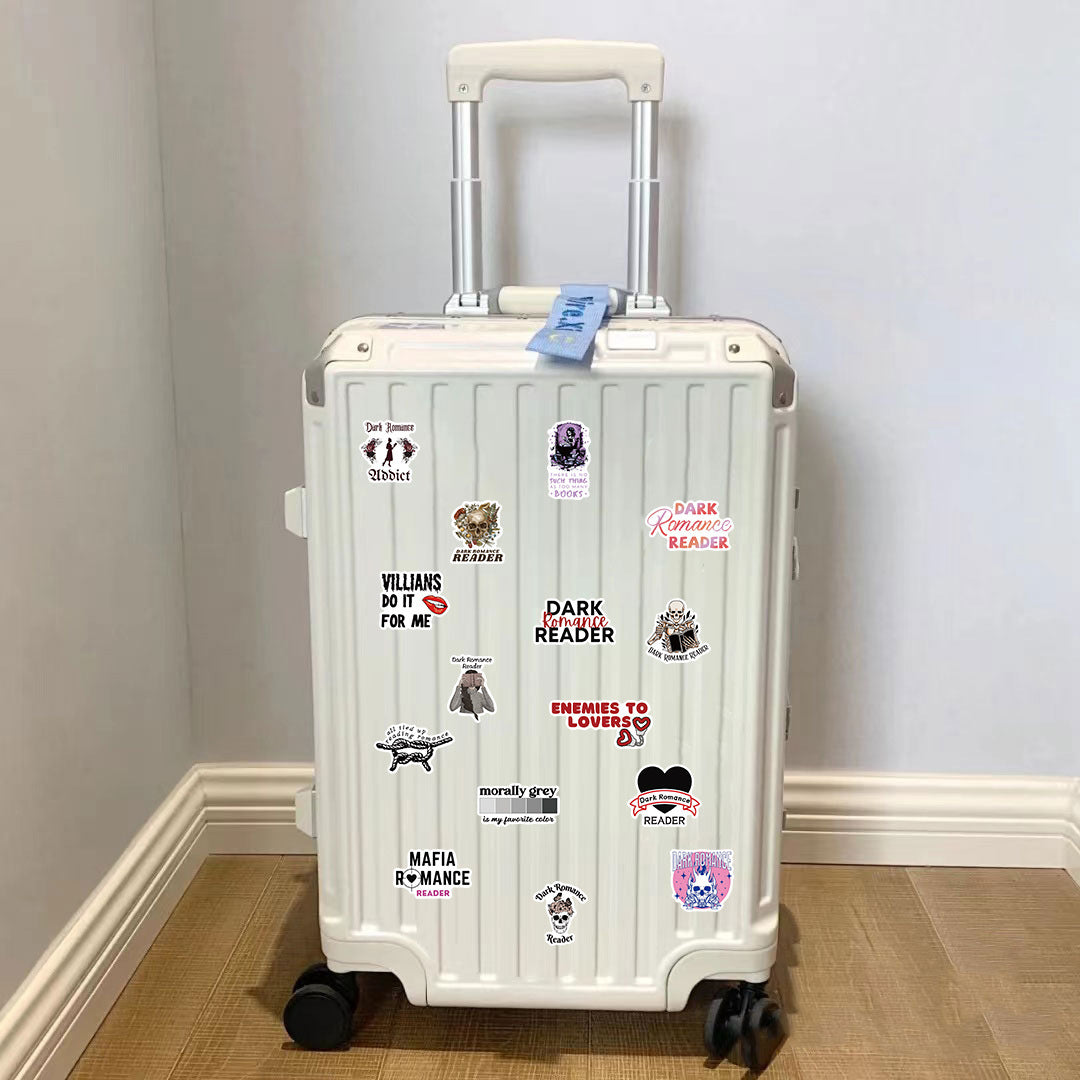 50-Pack Waterproof Dark Romance Stickers – Morally Gray, Villain-Inspired Bookish Decals