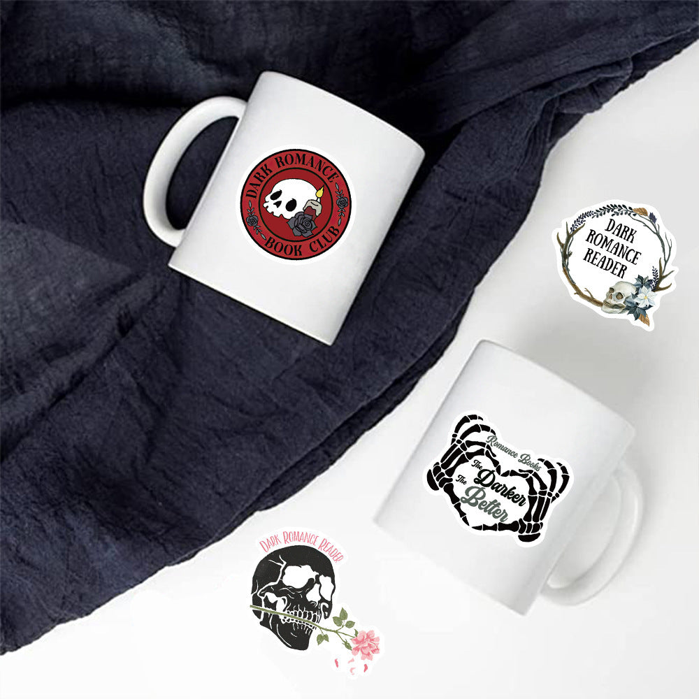 50-Pack Waterproof Dark Romance Stickers – Morally Gray, Villain-Inspired Bookish Decals