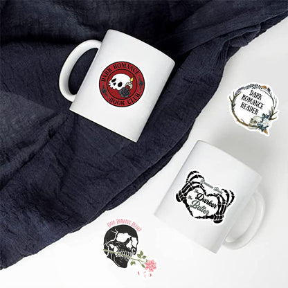 50-Pack Waterproof Dark Romance Stickers – Morally Gray, Villain-Inspired Bookish Decals